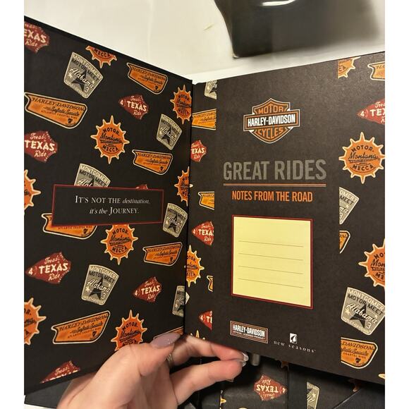 HARLEY-DAVIDSON DELUXE PHOTO SCRAPBOOK ALBUM And GREAT RIDES Notes From Home - Picture 4 of 12